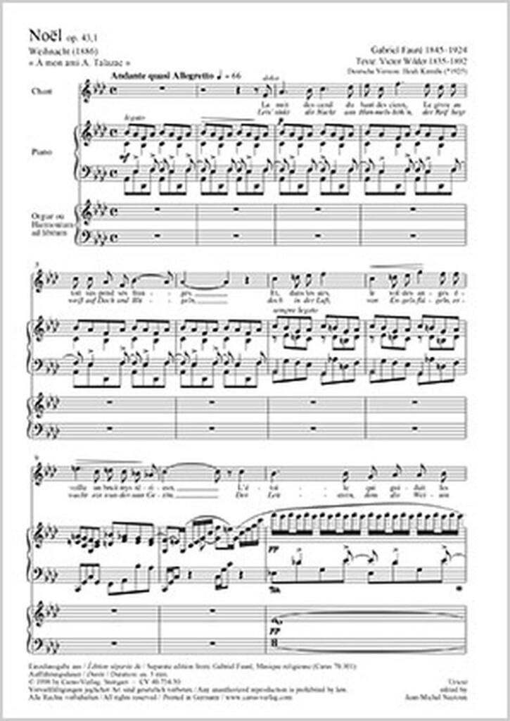 Fauré: Noël- En prière